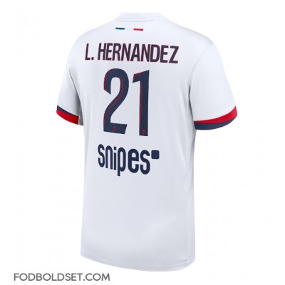 Paris Saint-Germain Lucas Hernandez #21 Udebanetrøje 2025-26 Kortærmet Paris Saint-Germain Lucas Hernandez #21 Udebanetrøje 2025-26 Kortærmet